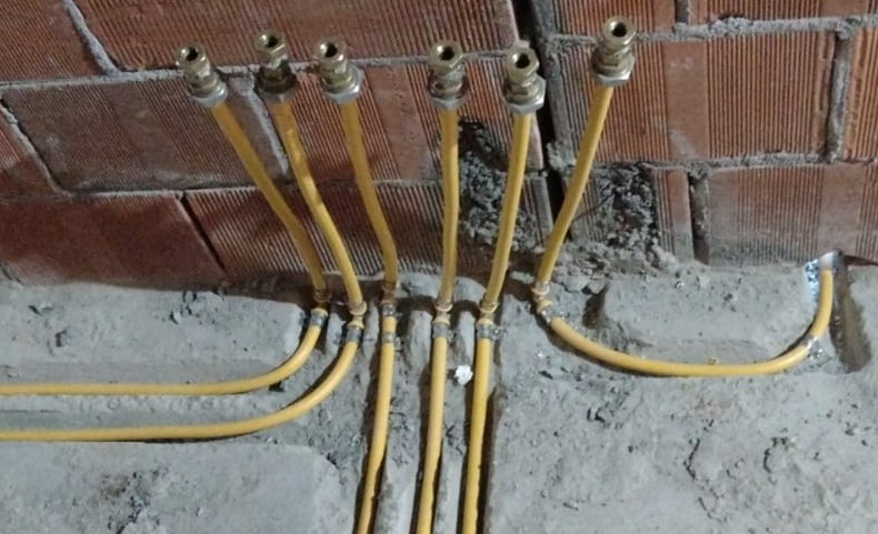 Rede multicamada instalada em obra predial pela Solution